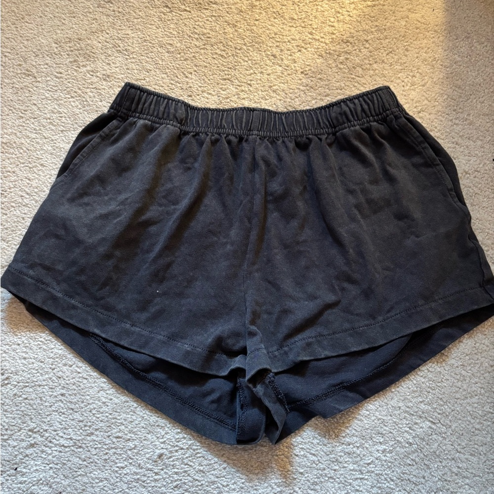 American Eagle Outfitters Faded Black Shorts